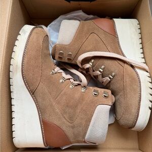 Cole Haan Women's Zerogrand City Wedge Hiker Booties